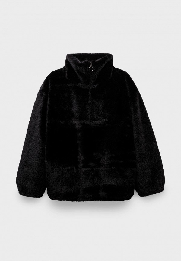 Куртка меховая One Teaspoon sauvage faux fur pullover jacket black